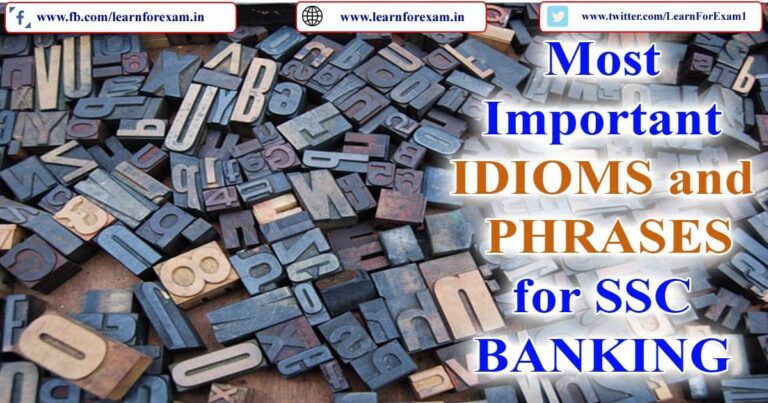 TOP 25 MOST Important Idioms And Phrases With PDF