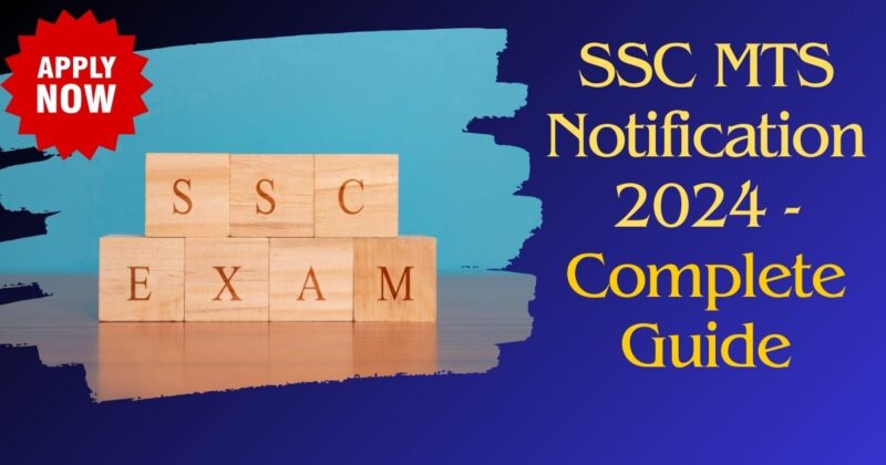 SSC MTS notification 2024