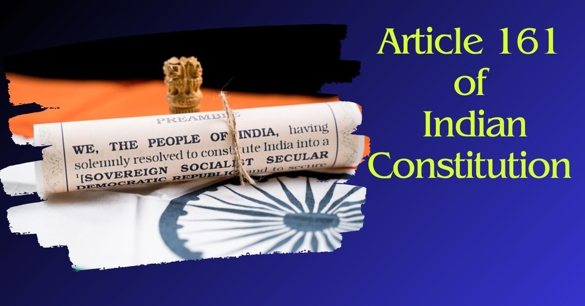 Can Article 161 of Indian Constitution Save a Criminal?